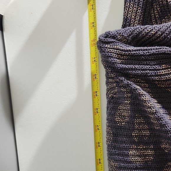 Torrid Sweater Womens Size 4 cheetah blouse knit sweater ribbed Ballon sleeves - Picture 7 of 9